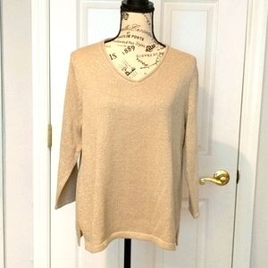 V-Neck Gold sweater